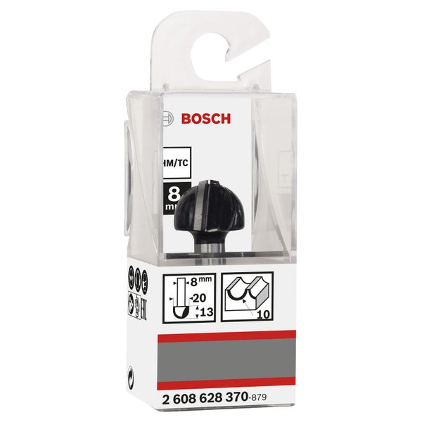 Bosch Hohlkehlfräser + Zapfen 8 x 20 x 46 - 2608628370