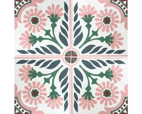Zement Wand- und Bodenfliese Bella 20x20x1,6 cm
