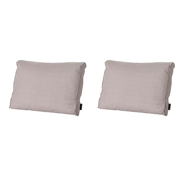 Lounge-Rückenkissen Basic taupe - ca. 43x73 cm - 2er-Set