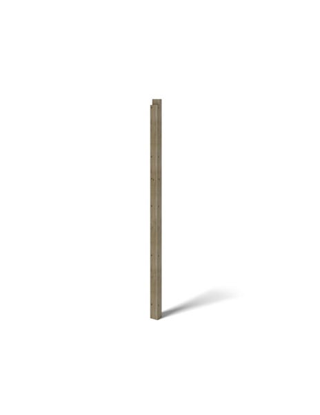 Holzpfosten für den Zaunbau aus massivem Nadelholz quadratisch gehobelt