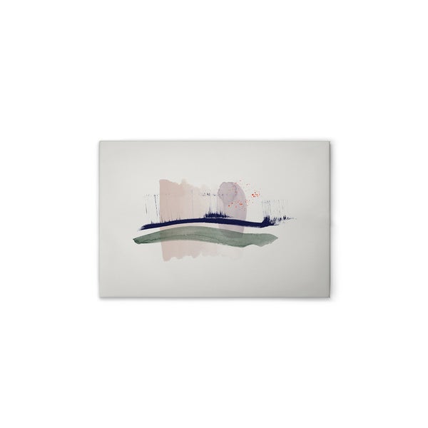 Abstraktes Wandbild mit Farbflächen