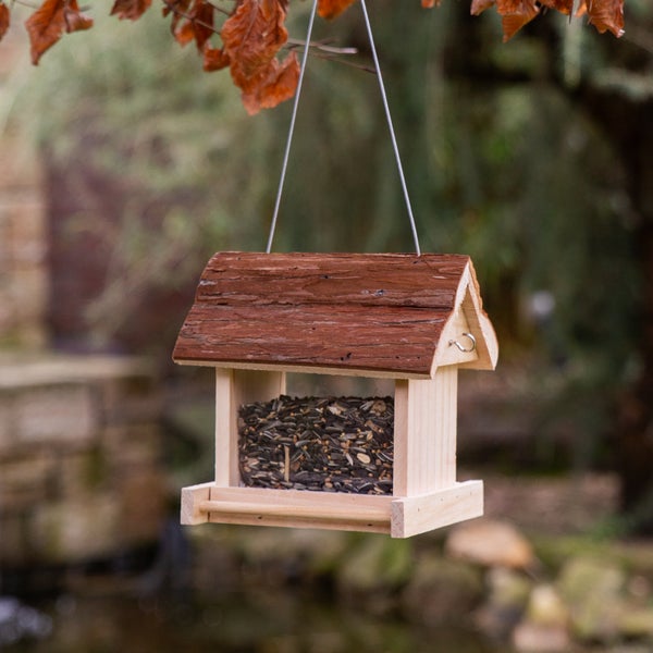 Futterhaus CULT at home Vogelhaus Höhe 19cm braun aus Holz