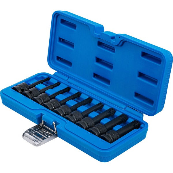 BGS Kraft-Bit-Einsatz-Satz Antrieb Innenvierkant 12,5 mm (1/2) Keil-Profil (für Ribe) M5 - M14 9tlg. - 5483