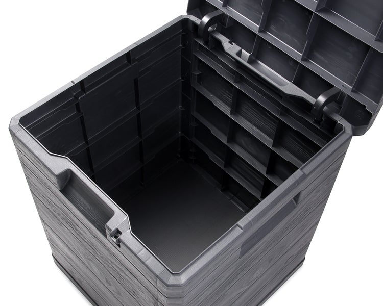 Ondis24 Kissenbox Madera Mini anthrazit, Aufbewahrungsbox, Box
