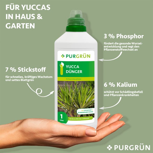 Purgrün Yucca-Dünger 1 Liter