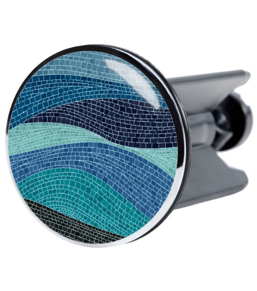 Waschbeckenstöpsel mit Mosaikmuster