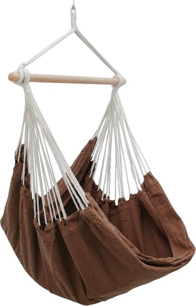 Klappstuhl mit Rattanmuster und schwarzem Metallgestell