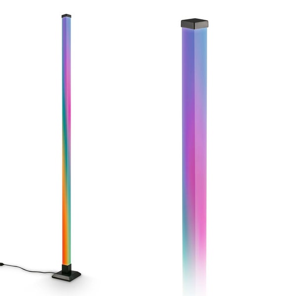 LED Stehlampe Stehleuchte Dimmbar Fernbedienung RGBIC Warmweiß Musikfunktion