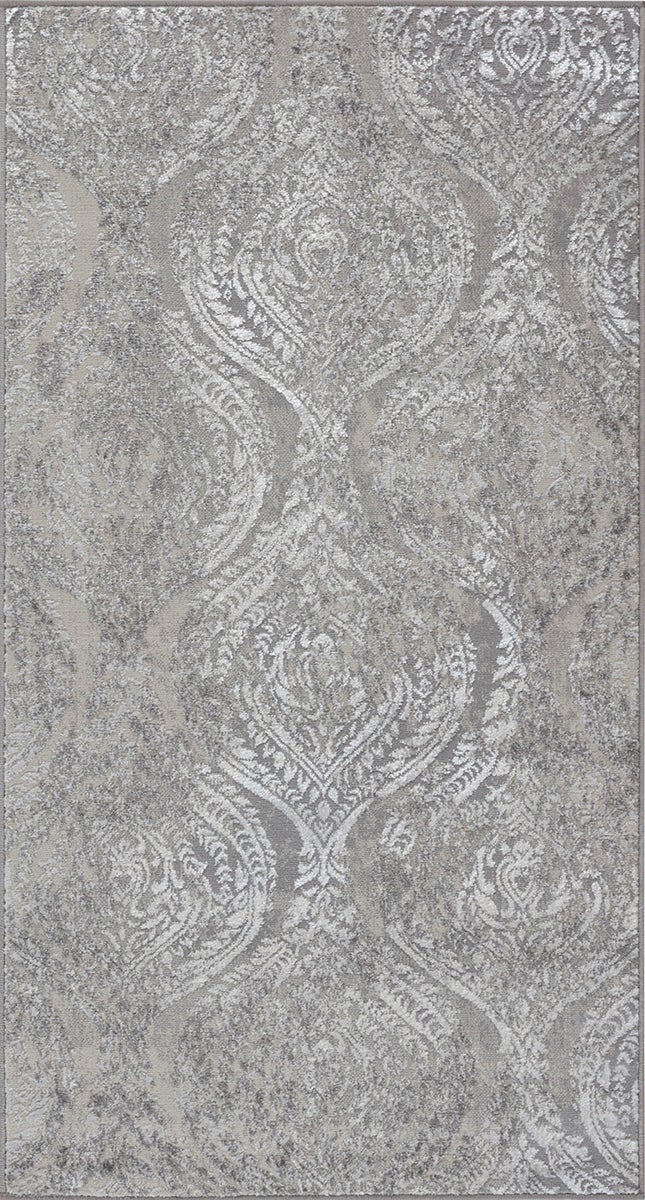 Vintage Orientalischer Teppich - Weiß/Grau - 80x150cm - INGRID