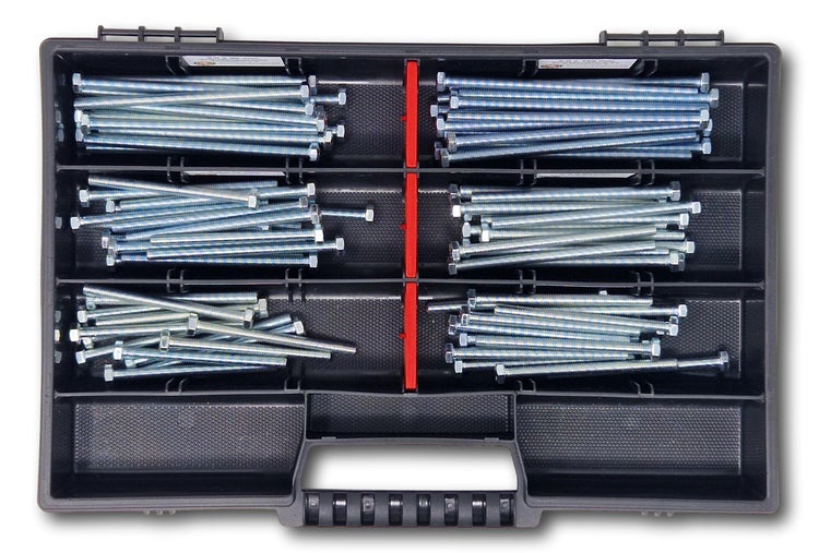 Sechskantschrauben Sortiment M5 // 65mm-100mm 90 tlg Schraubenbox DIN 933/ISO4017 Vollgewindeschrauben Maschinenschrauben Gewindeschrauben Sechskantschrauben