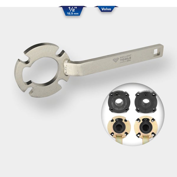 BRILLIANT TOOLS Schwingungsdämpfer-Halteschlüssel für Ford und Volvo - BT571090