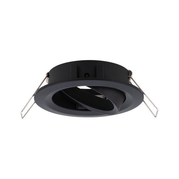 Einbauleuchte Choose Basisset schwenkbar rund 84mm 50° max. 3x10W 230V dimmbar Schwarz matt