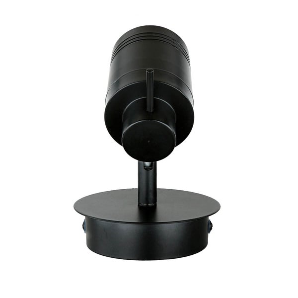 Schwarzer Tischstrahler für den Innenbereich