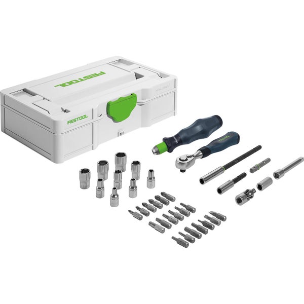Festool Ratschen-Set SYS3 S 76-1/4-CE RA im Systainer - 578112