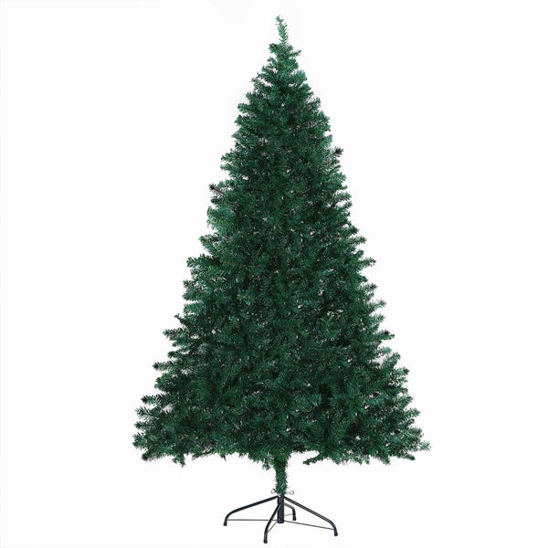 HOMCOM Weihnachtsbaum, ∅102 x H180 cm, PVC, Grün