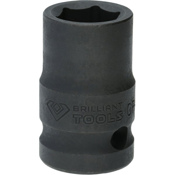 BRILLIANT TOOLS 1/2 Kraft-Stecknuss Sechskant 14 mm kurz - BT022636