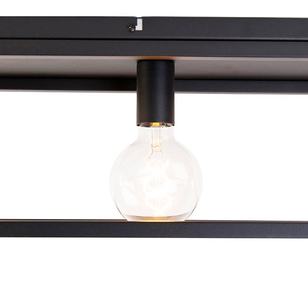 Detailaufnahme einer Deckenleuchte mit einem Leuchtmittel