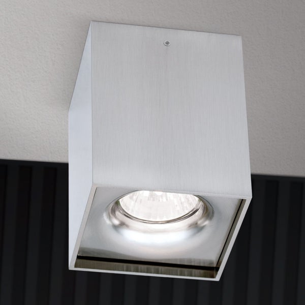 Aufbaustrahler Spot Starlight 1-flammig GU10 Eckig Satin – LED Spot Deckenleuchte
