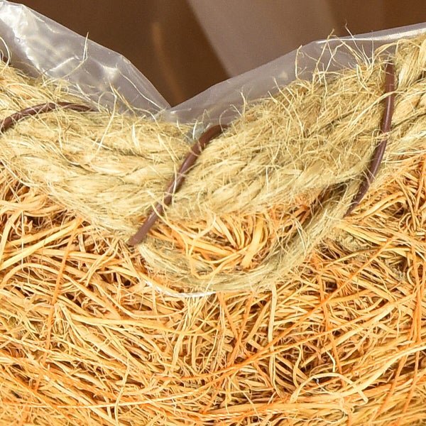 Pflanzschale Kokoseinlage aus Naturfaser für Hängekorb