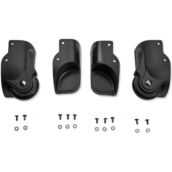 Schwarze offene Werkzeugtasche von KS Tools mit Schultergurt, Metallgriff und zahlreichen Taschen.