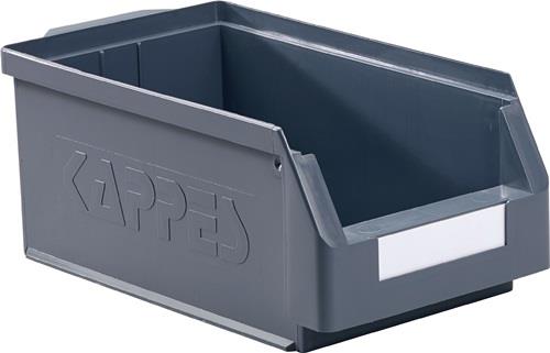 KAPPES Sichtlagerkasten L 350 x B 200 x H 150 mm grau - 6003.00.0254