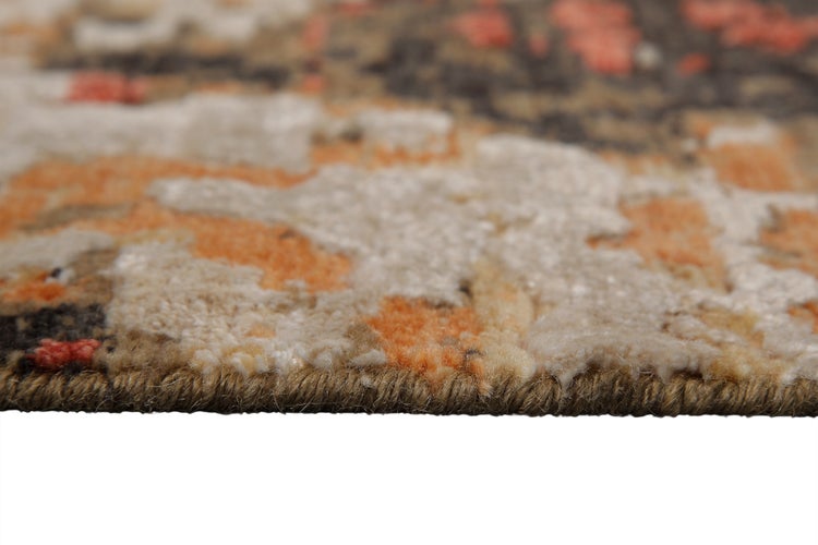 Esprit Kurzflor Teppich Orange aus Wolle East Village 50x80 cm