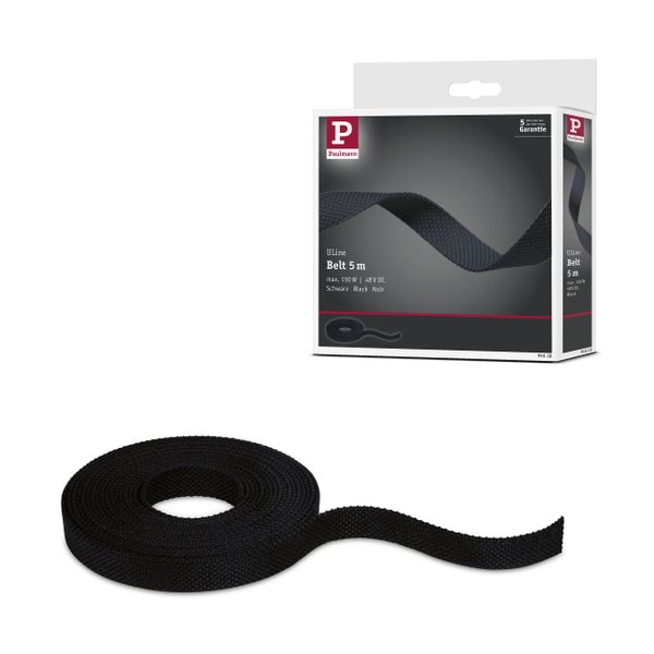 ULine Gurt 5m Dacron Textil Kupfer Schwarz