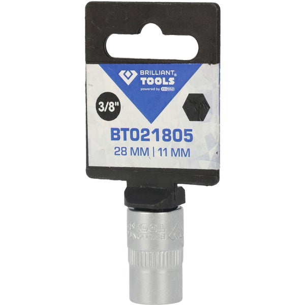 BRILLIANT TOOLS 3/8 Sechskant-Stecknuss 11 mm - BT021805