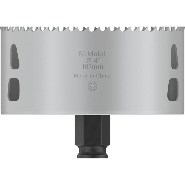 Bimetall Lochsäge mit 102 mm Durchmesser