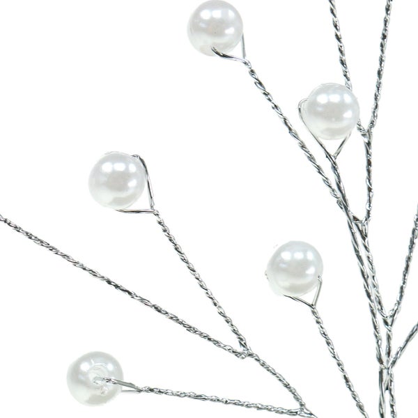 Dekorationszweig mit Perlen