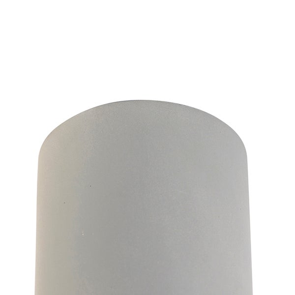 Detailaufnahme einer zylindrischen Lampenform