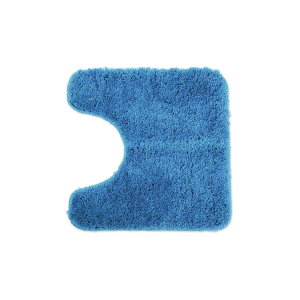 Blaue WC-Vorleger Badematte