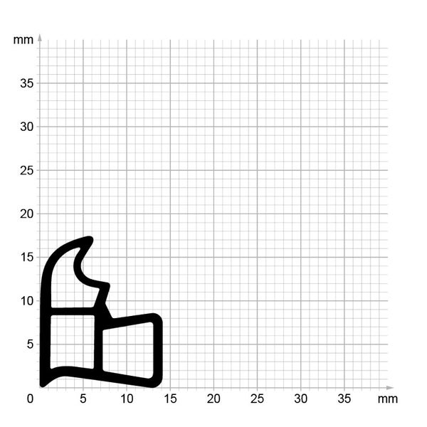 DIWARO. | Stahlzargendichtung SZ108 | weiß | 5 Meter