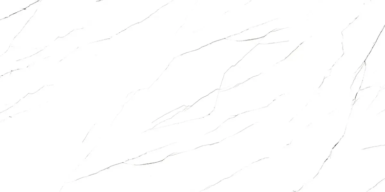 Feinsteinzeug Wand- und Bodenfliese 60 cm x 120 cm - Classic carrara white