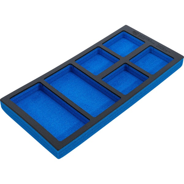 BGS Werkstattwageneinlage 1/3 leer: 6 Ablagefächer 408 x 189 x 32 mm - 74361