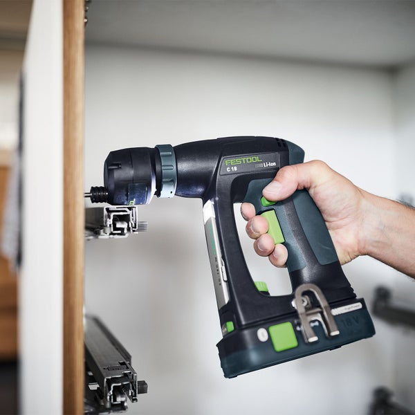 Festool Akku-Bohrschrauber C 18 HPC 4,0 I-Set / 2x 4,0 Ah Akku + Ladegerät + Zubehör im Systainer- 577617