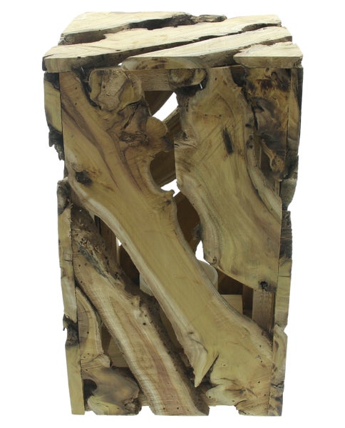 Hocker aus Teakholz