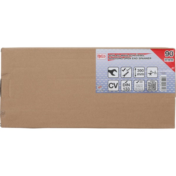 BGS Schlagmaulschlüssel 90 mm in Kartonverpackung