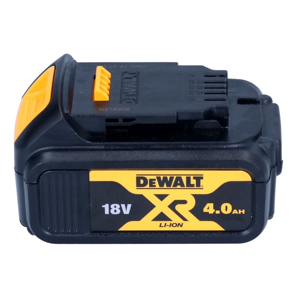 DeWalt 18 Volt XR Lithium-Ionen Akku mit 4,0 Amperestunden.