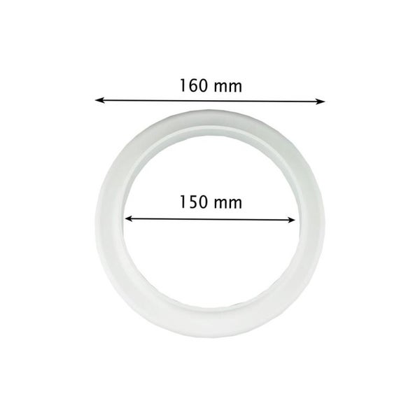PVC Reduzierstück Flansch 150/160 mm – Universelles, langlebiges Verbindungsstück für Growboxen, Klimaanlagen & Lüftungssysteme