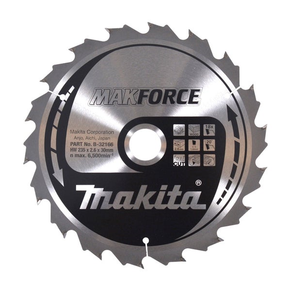 Makita MAKFORCE Sägeblatt 235x30x18Z - B-32166