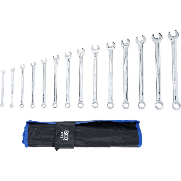 BGS Maul-Ringschlüssel-Satz extra lang SW 6 - 19 mm 14tlg. - 1228