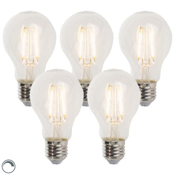 5er Set E27 dimmbare LED Lampen A60 5W 470lm 2700K
