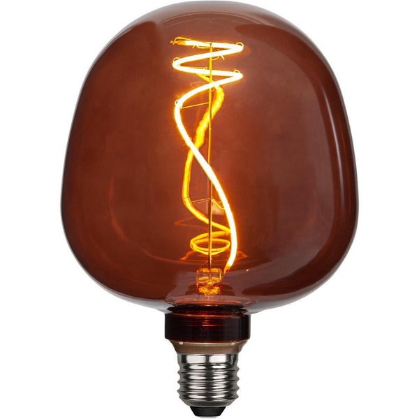 LED Filament Lampe E27 Globe - G125 Cognac Apple 2W 45lm 1800K Einerpack