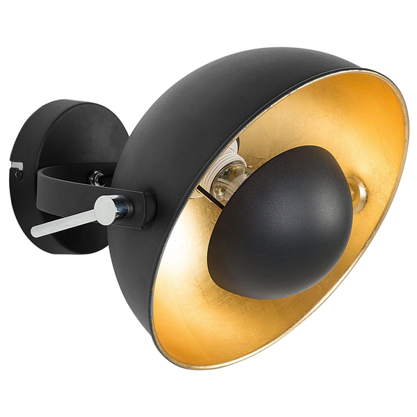 Wandlampe THAMES Metall Schwarz