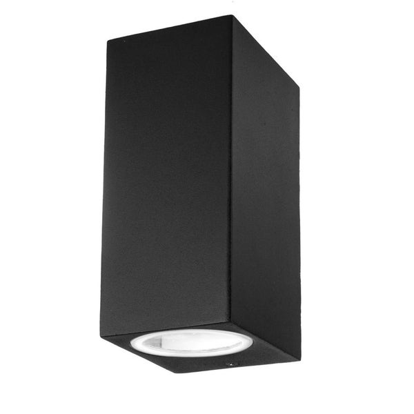 V-TAC VT-7652SQ - GU10 Außenbeleuchtung - Wand - Armaturen - Schwarz - IP44