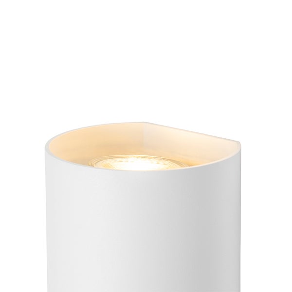 Weiße LED Wandleuchte für den Aussenbereich