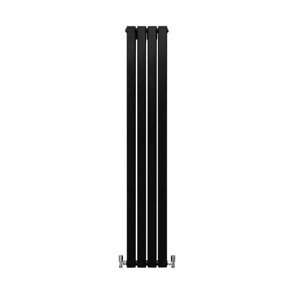 Paneelheizkörper Matte Schwarz 1600mm x 280mm