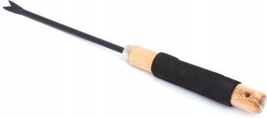 Unkrautstecher mit Holzgriff