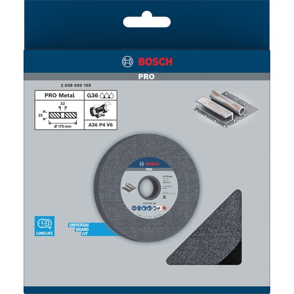 Bosch PRO Steel Schleifscheibe 175 x 25 x 32 mm G36 - 2608600109